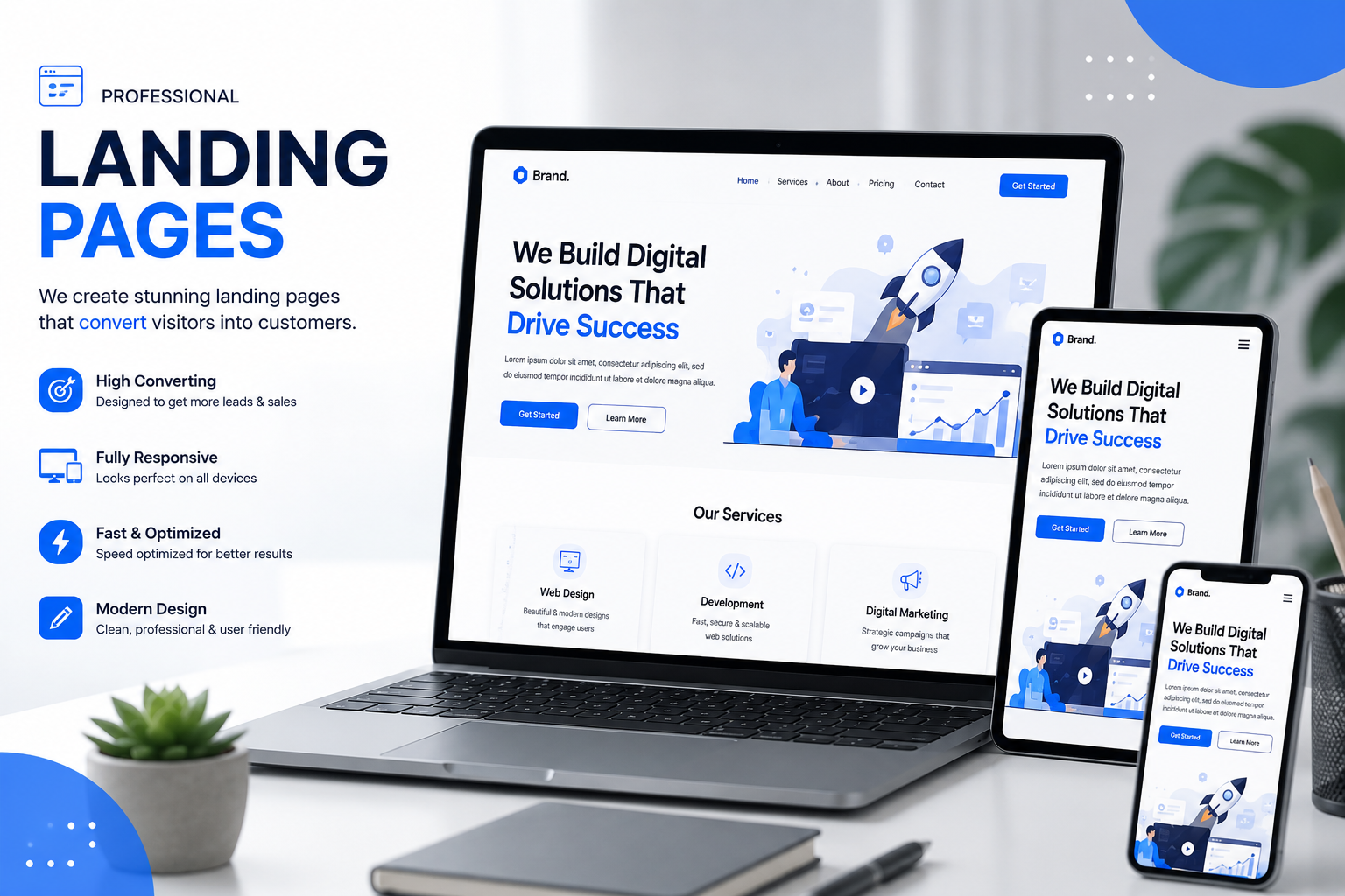 Landing Page Development