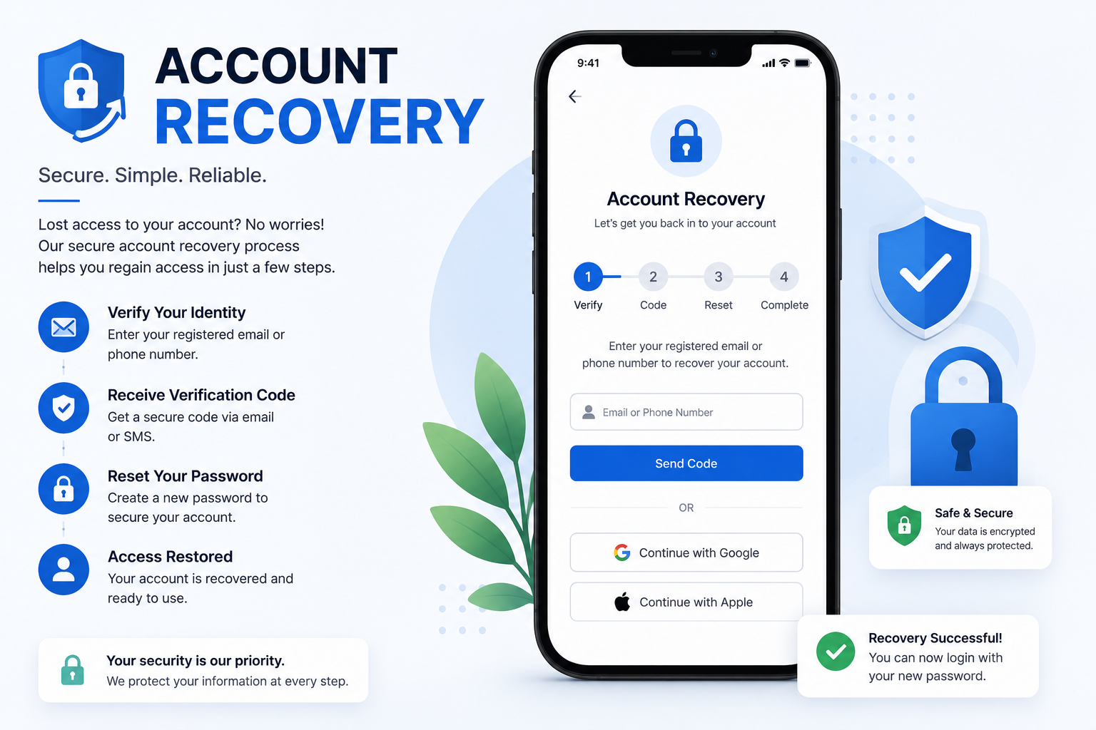 Account Recovery Assistance